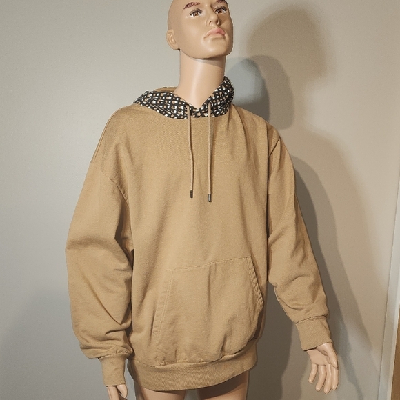 Boss Beige Sweatshirt with Patterned Hood - Picture 9 of 9